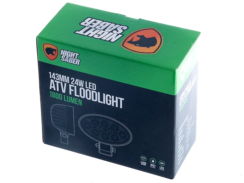Night Saber 24W ATV LED Oval Floodlight 1800lm 7 Night Saber 24W ATV LED Oval Floodlight 1800lm - Image 5