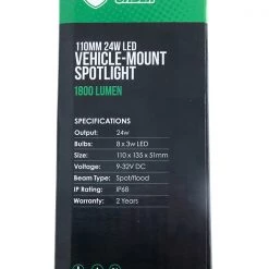 Night Saber 24W ATV LED Square Floodlight 1800lm 16 Night Saber 24W ATV LED Square Floodlight 1800lm -Navionics shop 106509 8 n