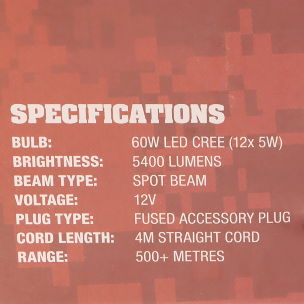 Night Saber 5400lm Corded Handheld LED Spotlight 3 Night Saber 5400lm Corded Handheld LED Spotlight - Image 3