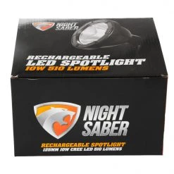 Night Saber 510lm Rechargeable Handheld LED Spotlight 125mm 10W