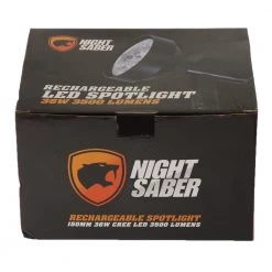 Night Saber 3500lm Rechargeable Handheld LED Spotlight 150mm 36W