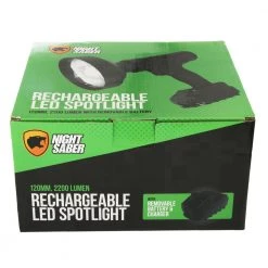 Night Saber 2200lm Rechargeable Handheld LED Spotlight 120mm 27W