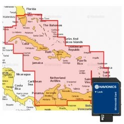 Navionics Platinum MSD/908P-2 Chart Card Caribbean