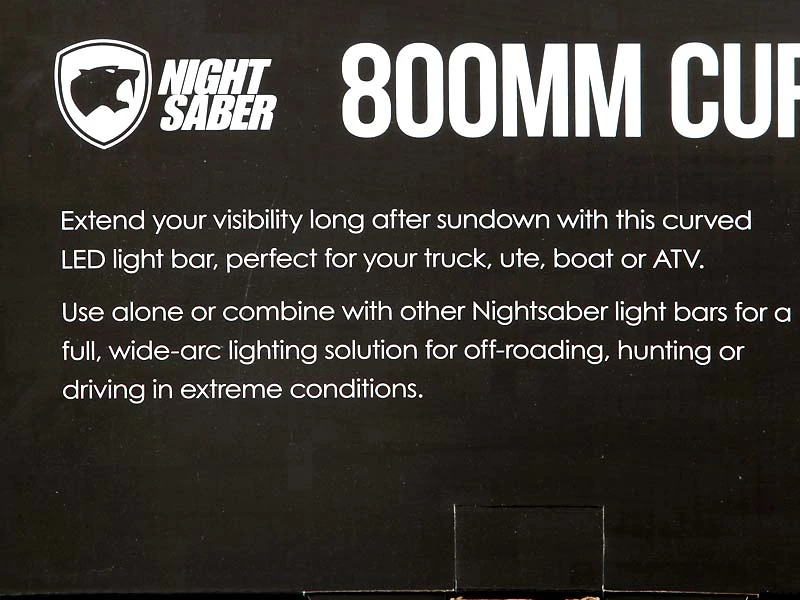 Night Saber 180W LED Curved Driving Light 14400lm 10 Night Saber 180W LED Curved Driving Light 14400lm - Image 8