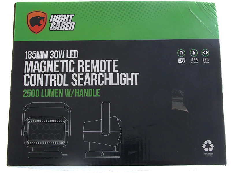 Night Saber LED Remote Control Searchlight With Handle And Remote 2500lm 11 Night Saber LED Remote Control Searchlight With Handle And Remote 2500lm - Image 9