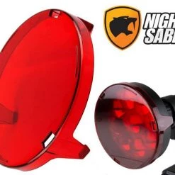 Night Saber Red Spotlight Filter For 120mm 6500 Lumen Spotlight