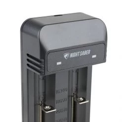 Night Saber G2 2-Cell Portable Battery Charger With 18650 Rechargeable Batteries
