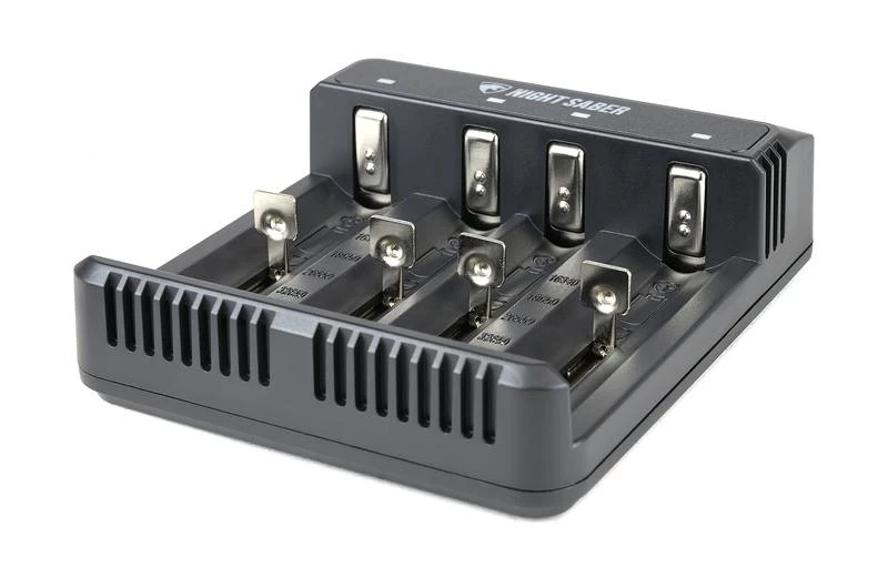 Night Saber G4 4-Cell Portable Battery Charger With 18650 Rechargeable Batteries 3 Night Saber G4 4-Cell Portable Battery Charger With 18650 Rechargeable Batteries