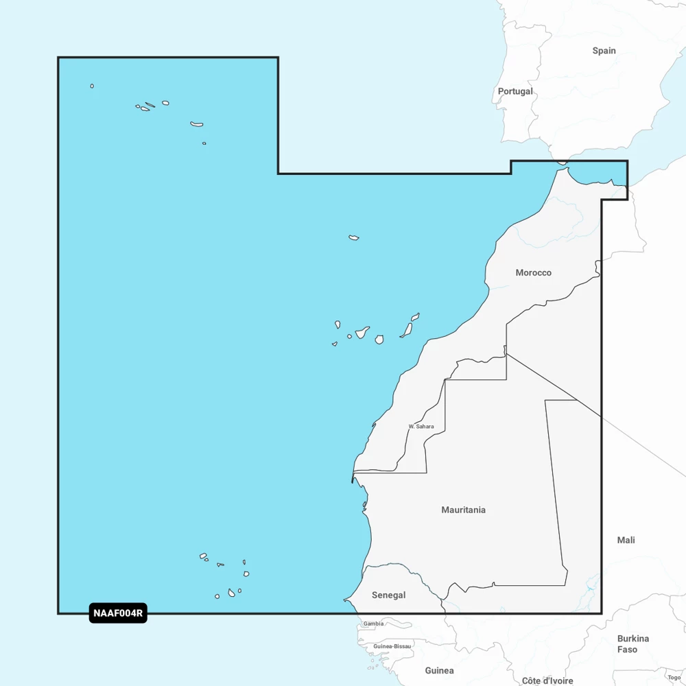 Navionics Plus Chart Card Africa Northwest 3 Navionics Plus Chart Card Africa Northwest